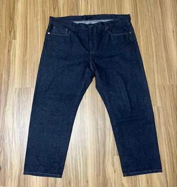 유니클로 레귤러 핏 청바지 셀비지 스트레이트 데님 W42