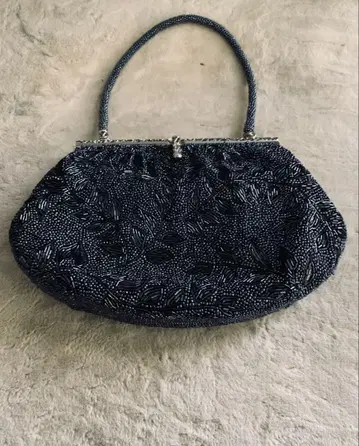 새상품급 빈티지 비즈 백 블랙 파티 포멀 앤티크 좋아하시는 분