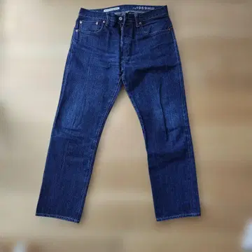 Gap 1969 재팬 셀비지 빨간색 밑단 32/32