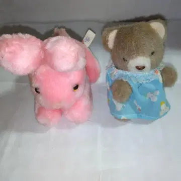 토끼와 곰 봉제 인형 세트
