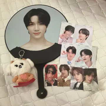 TXT 범규 굿즈 묶음 판매 부채 트레이딩 카드 풀패드