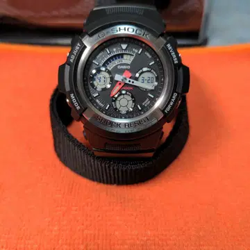 CASIO G-SHOCK AW-590 블랙 손목시계 새상품급