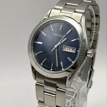 SEIKO 세이코 7N43-9080 데이데이트 파랑 다이얼 작동