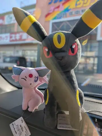 에브이 블래키 봉제 인형 세트 금은 부스터 세트