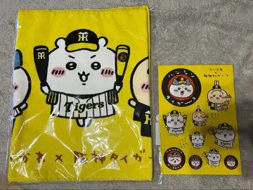 [ 미사용 새상품 ] 치이카와 (먼작귀) x 한신 페이스 타월 & 스티커