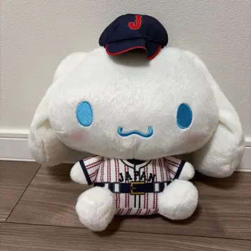 산리오 시나모롤 야구 유니폼 봉제 인형