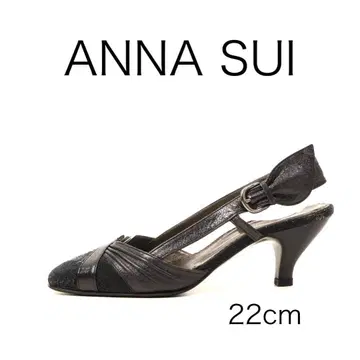 H6650-g1 안나수이 스퀘어토 백 스트랩 펌프스