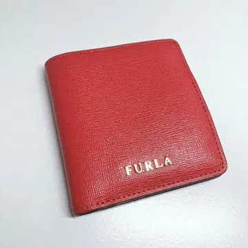 새상품급 FURLA 훌라 접이식 지갑 지갑 레드