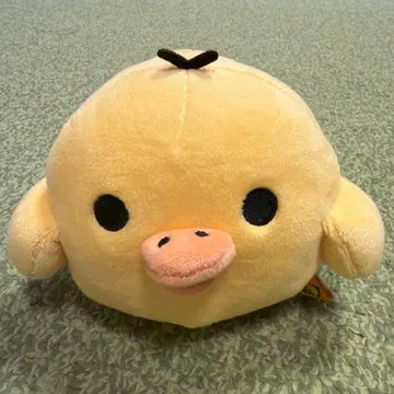 산엑스 리락쿠마 키이로이토리 봉제 인형