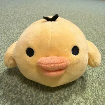 산엑스 리락쿠마 키이로이토리 봉제 인형