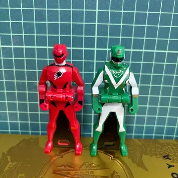 해적전대 고카이저 레인저 키 [ 빨간색과 그린 ]