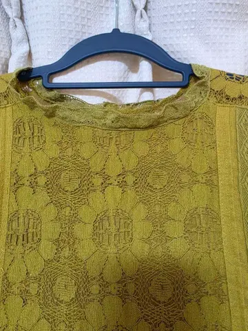 Samansa Mos2 사만사 모스모스 꽃 시스루 레이스 원피스 그린