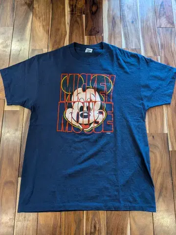 Disney 디즈니 미키 T셔츠 USA 싱글 스티치