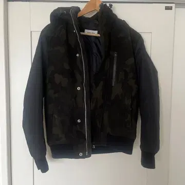 GLOBAL WORK 카모플라쥬 후드 부착 자켓