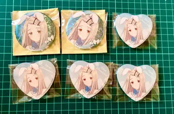 학마스 시노자와 히로 GIGO 하트 캔뱃지 홀로그램 캔뱃지 BOX 특전