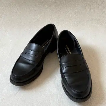 KENFORD 로퍼 27cm 블랙 가죽 로퍼 남성용