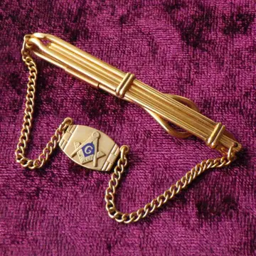 [ 1950년대경 ] 프리메이슨 12금장 골드 빈티지 넥타이핀