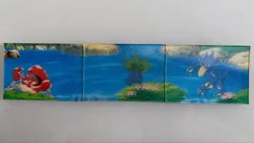 레어 포켓몬 카드 체인지 카드 3D 물가 풍경 3장 묶음 판매