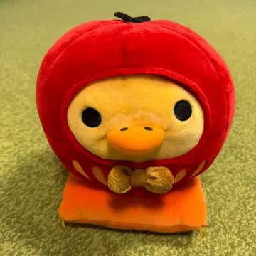 키이로이토리 달마 봉제 인형 리락쿠마 행운의 물건 빨간색