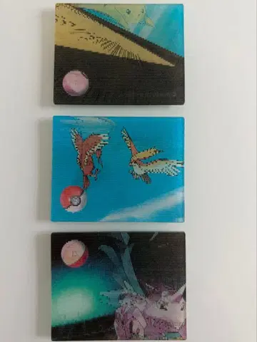 레어 포켓몬 체인지 카드 3장 묶음 판매