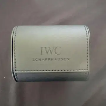 IWC 시계 케이스 블랙 가죽