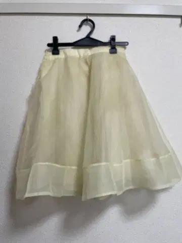 snidel 오간자 플레어 스커트