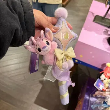 20일 신상 상하이 디즈니랜드 10주년 엔젤 봉제 인형 스틱