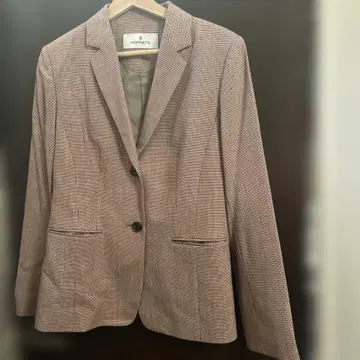 MORABITO BLANC 체크 무늬 테일러드 자켓 40