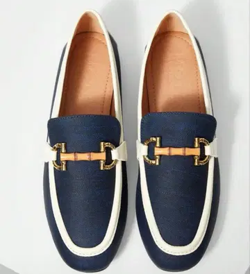 MOTF 네이비 화이트 로퍼 뱀부 출퇴근 봄