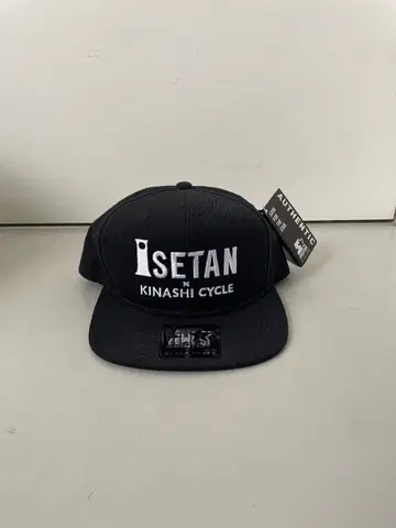 ISETAN x KINASHI CYCLE 야구 모자 블랙