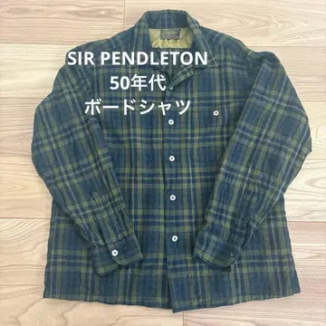 SIR PENDLETON 보드 셔츠 50년대