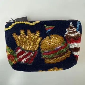 러브러리 바이 페이러 버거샵 보트형 파우치 새상품급 LOVERARY