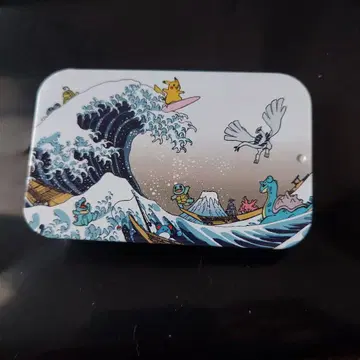 포켓몬 쁘띠 캔 컬렉션 아트 파도 그림체 케이스