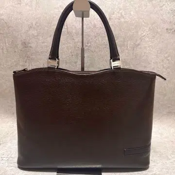 [새상품급] NINA RICCI 토트백 가죽 실버 금장 장식 숄더 A4