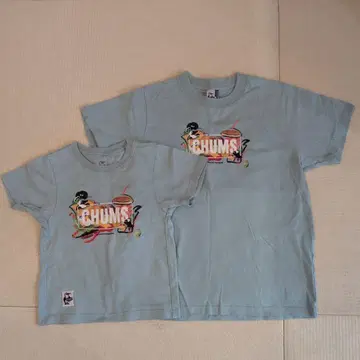 CHUMS 빅버거 패밀리 T셔츠 세트