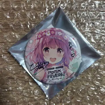 온게키 호시사키 아카리 아카오 히카루 친필 사인 포함 캔뱃지