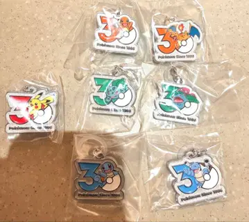 포켓몬 30주년 메탈 참 마스코트 컴플리트 세트