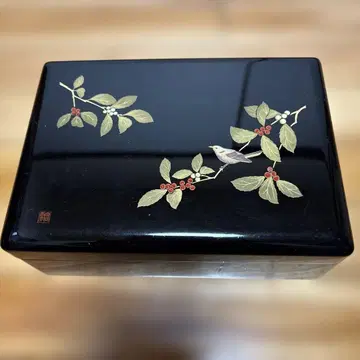 옻칠 블랙 컬러 쥬얼리 박스