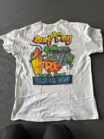 Rat Fink 서핑 T셔츠 M 사이즈