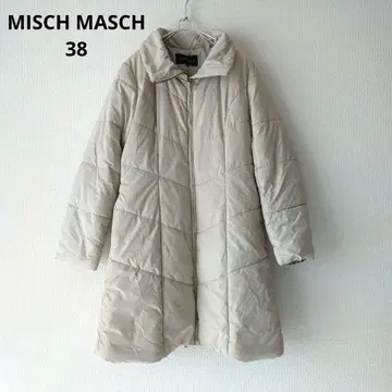 미슈마슈 패딩 자켓 롱 코트 베이지 38