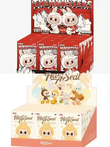 THE MONSTERS 코카콜라 Have a seat 라브부 봉제 인형