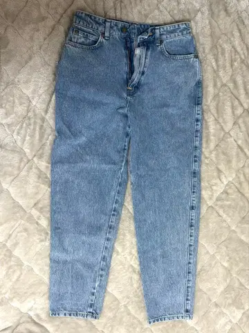 SOMETHING SFS908 테이퍼드 데님 라이트 블루