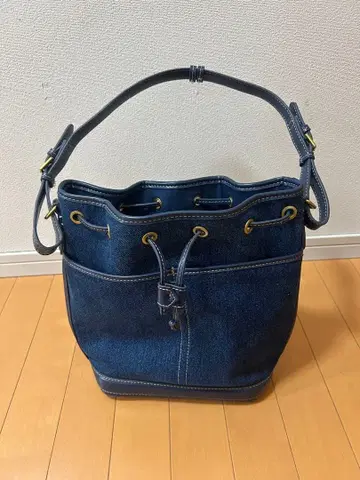 ZARA 버킷백 다크 블루