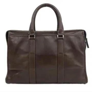 츠치야 가방 제조소 비즈니스 백 - 다크 브라운 가죽