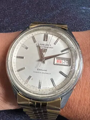 SEIKO Sportsmatic Deluxe 자동 와인딩 손목시계