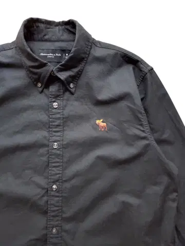 아바크롬비 Abercrombie&Fitch 자수 옥스 버튼 다운