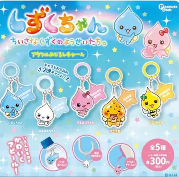 시즈쿠짱 아크릴 메지루시 참 컴플리트 5종