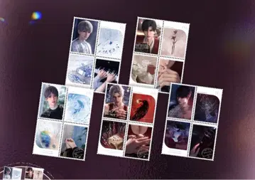 연애와 심연 특전 우표풍 스티커 중국 한정판 세이야 호무라 신레이 마히루