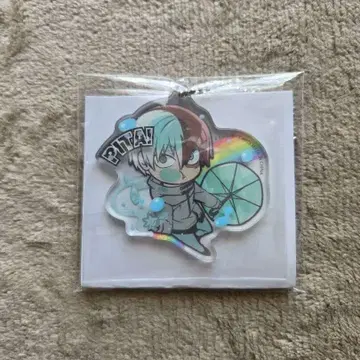 토도로키 쇼토 피타!데포메 아크릴 키링 레인코트 특전 레어