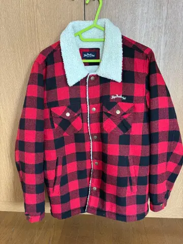 Flip The Script 레드 블랙 체크 자켓